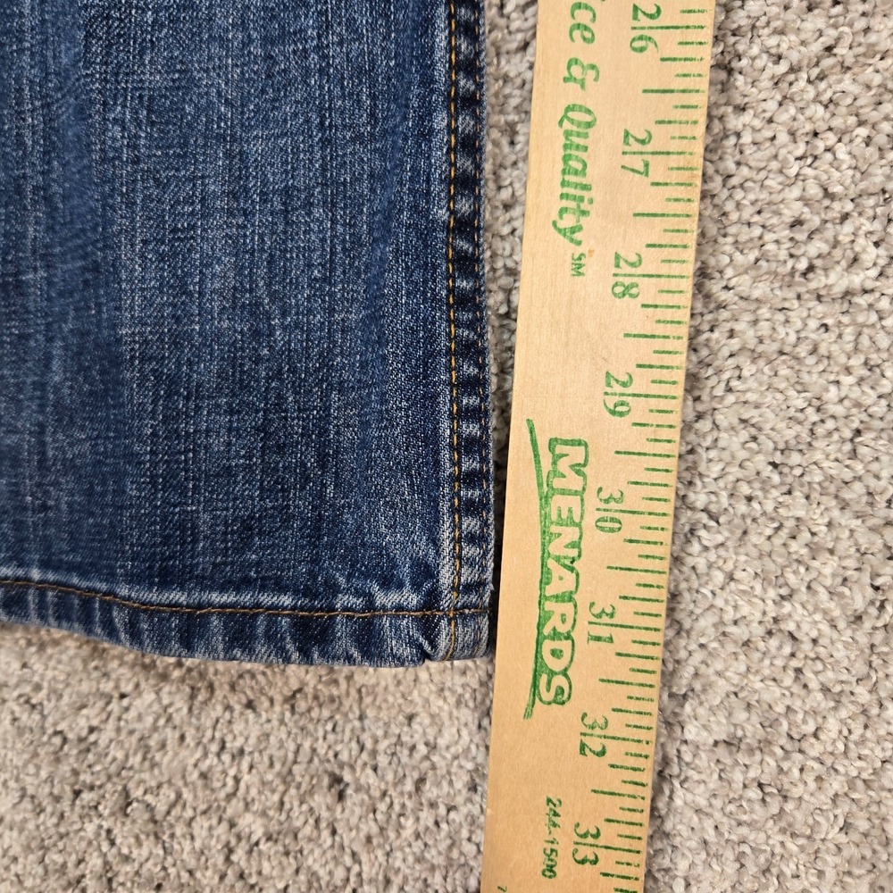 Levis 527 Jeans Mens 34x32 Blue Bootcut Slim 100% cotton - Picture 6 of 10